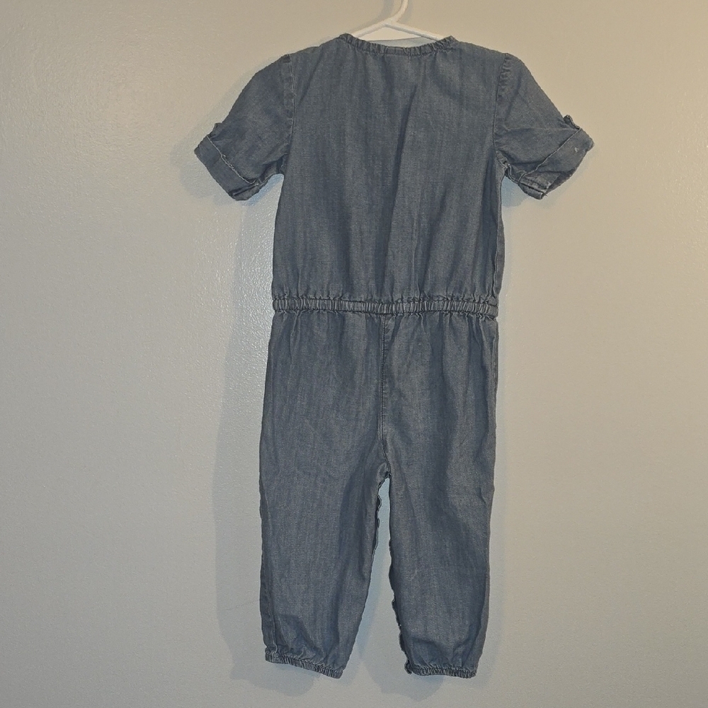 Carter's Blue Denim Bodysuit LOT P - Picture 8 of 9